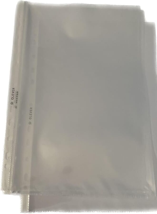 Clever U-Shape 80 Micron File Sheet Protector, A4 Size